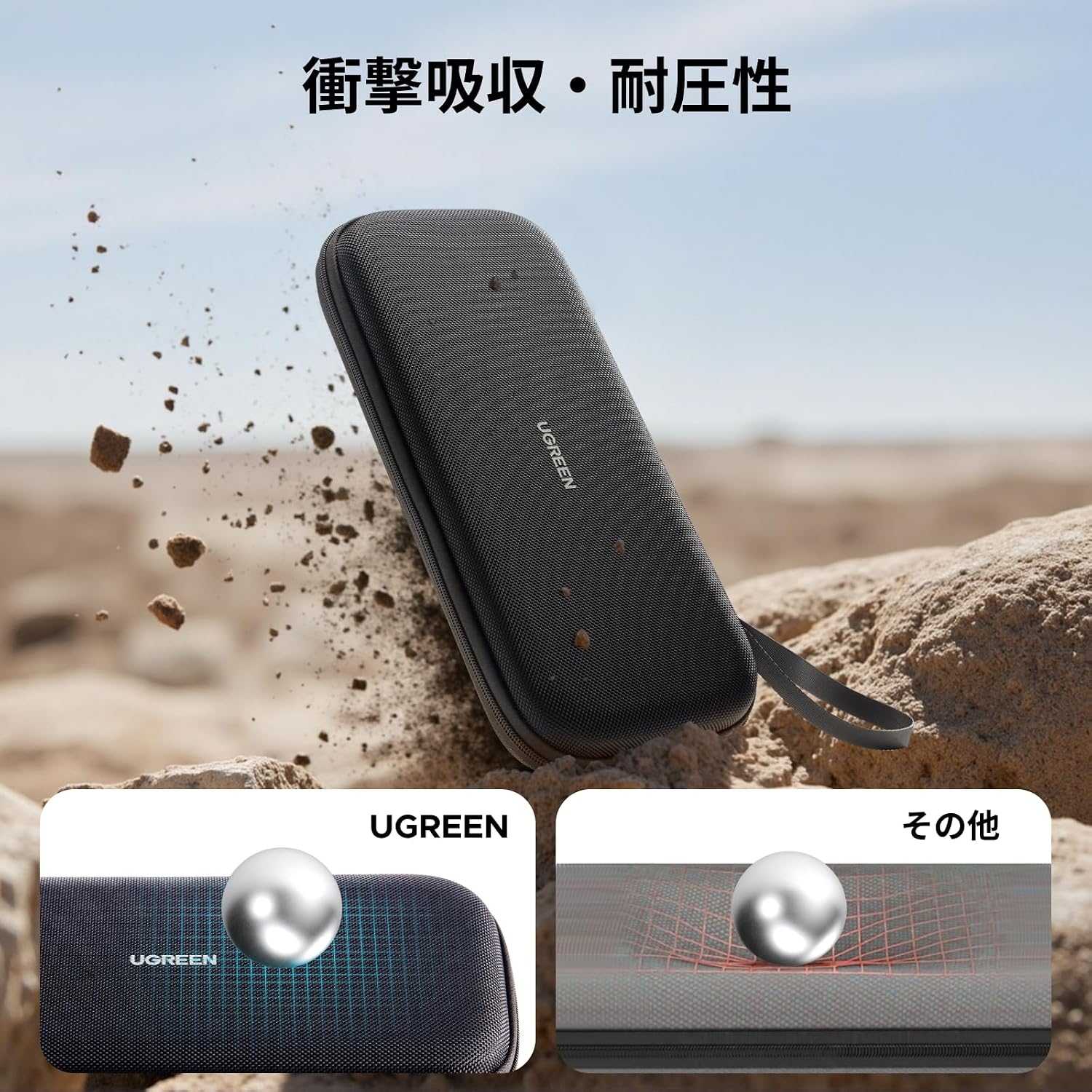 Thumbnail 6 de UGREEN Switch 2専用収納ケース EVA素材・ゲームカード4枚収納・約280g