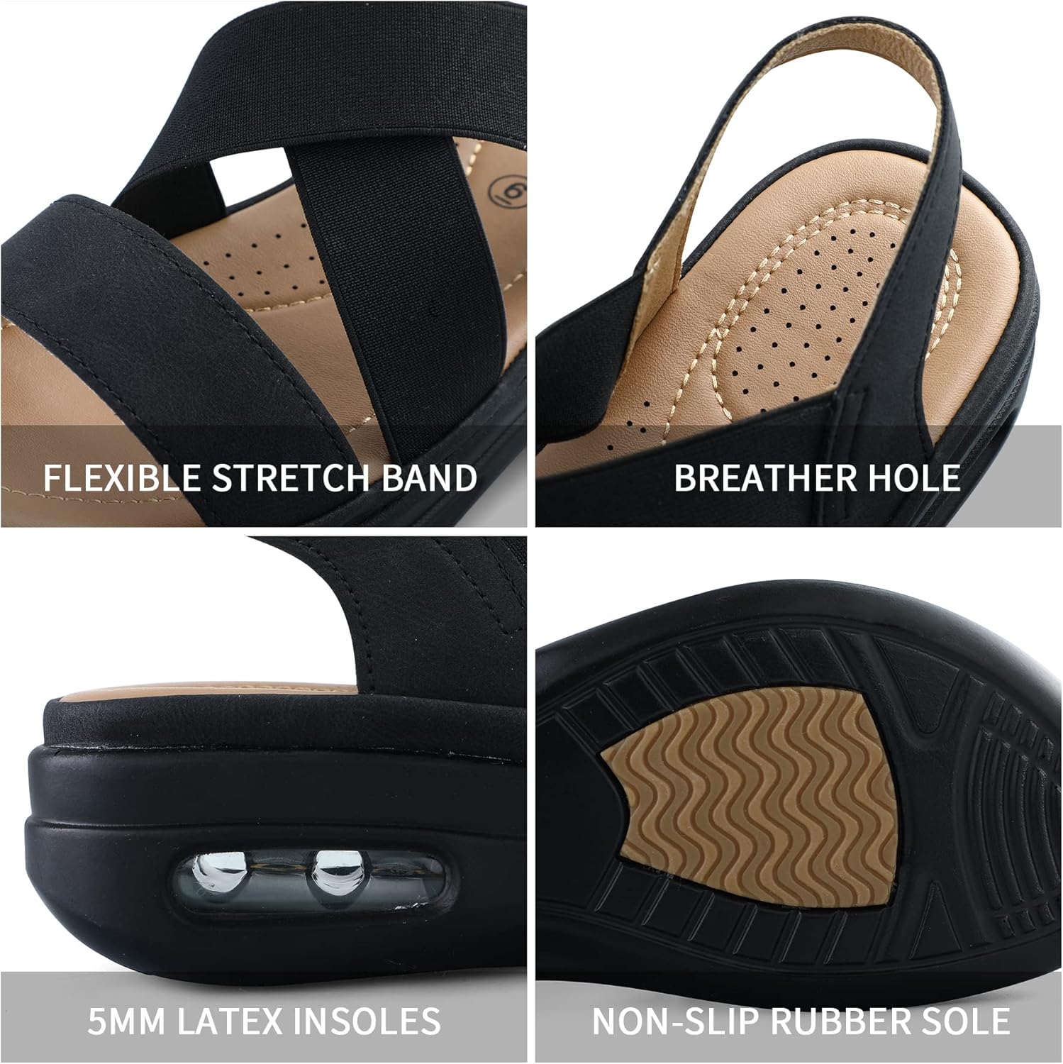 Detalle 1 de Women’s mysoft walking sandals air cushion