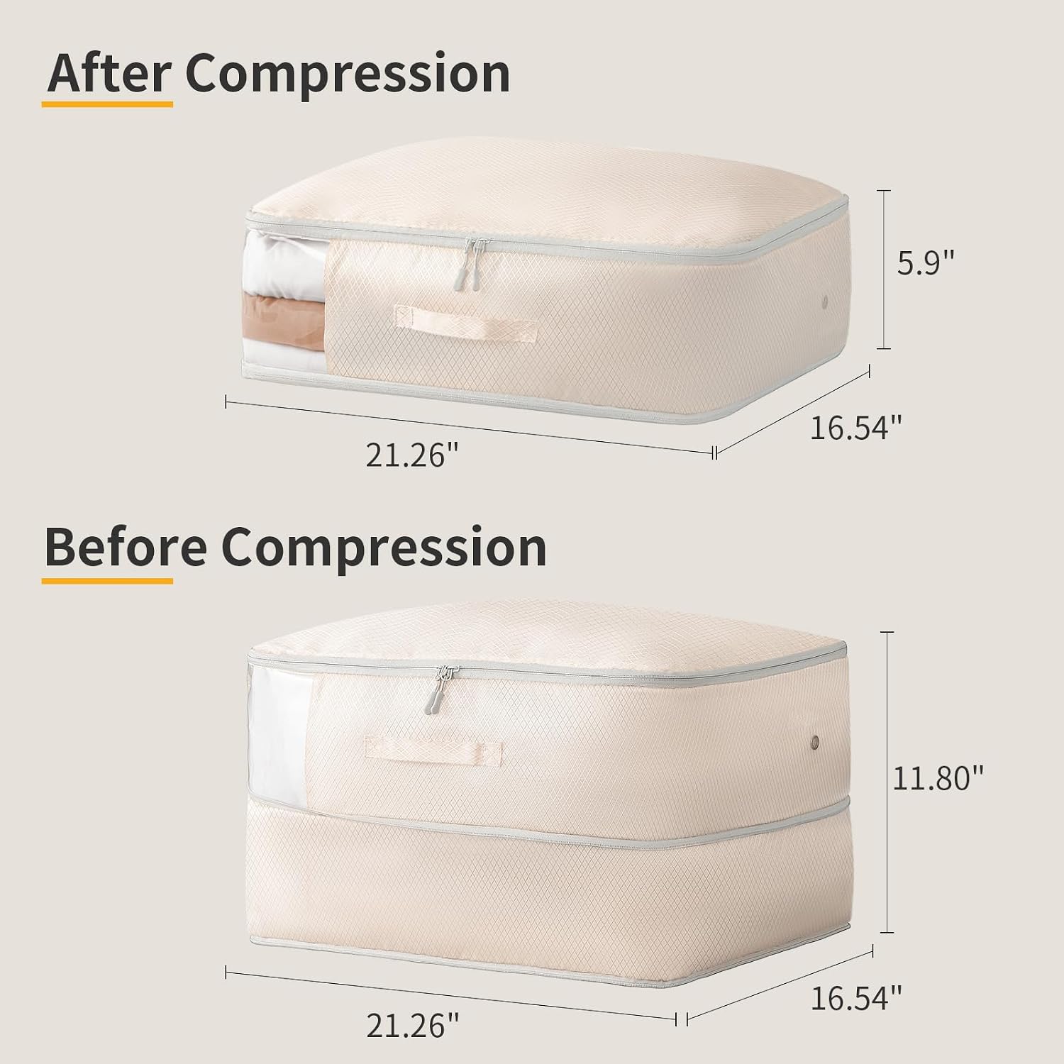 Thumbnail 6 de DIMJ Bedding Compression Storage Bags 66 L