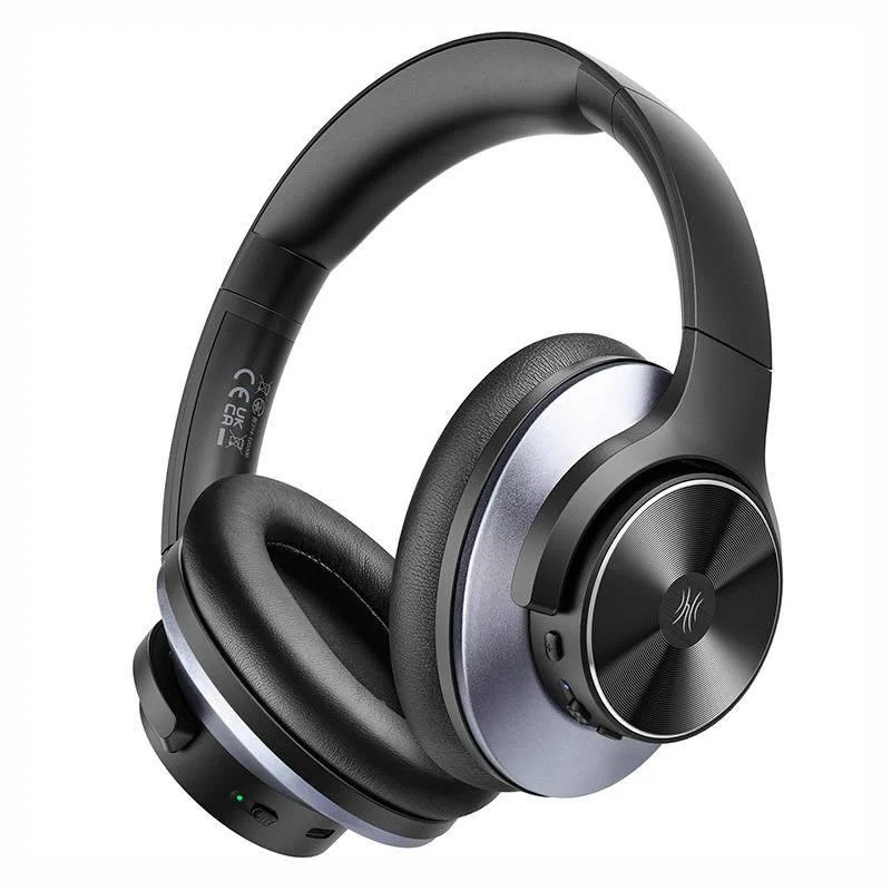 Detalle de OneOdio A10, auriculares Bluetooth con ANC y modo Transparencia, negros