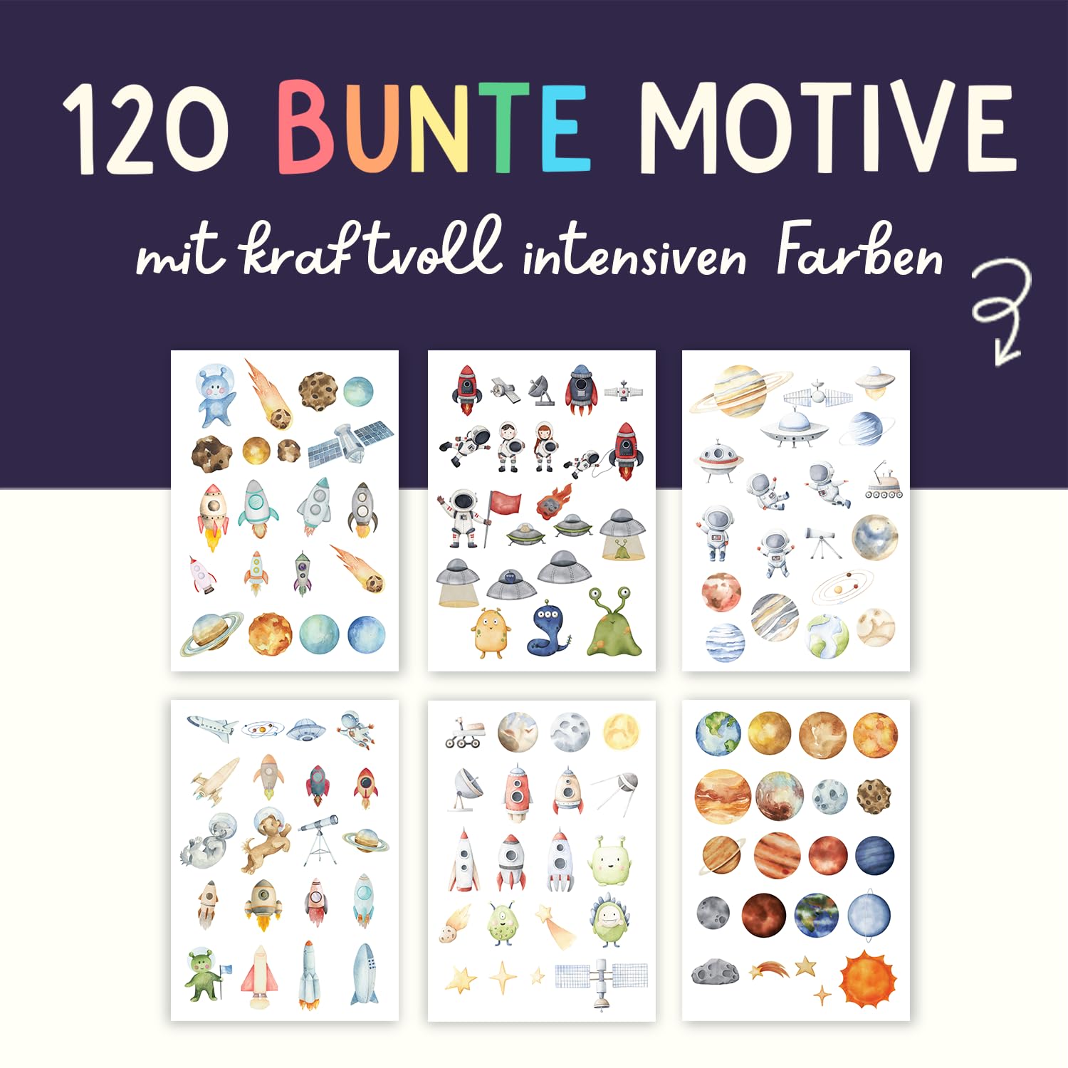 Detalle 2 de Famifidus 120 Kinder Tattoos hautfreundlich – Dermatologisch getestet, Made in Germany