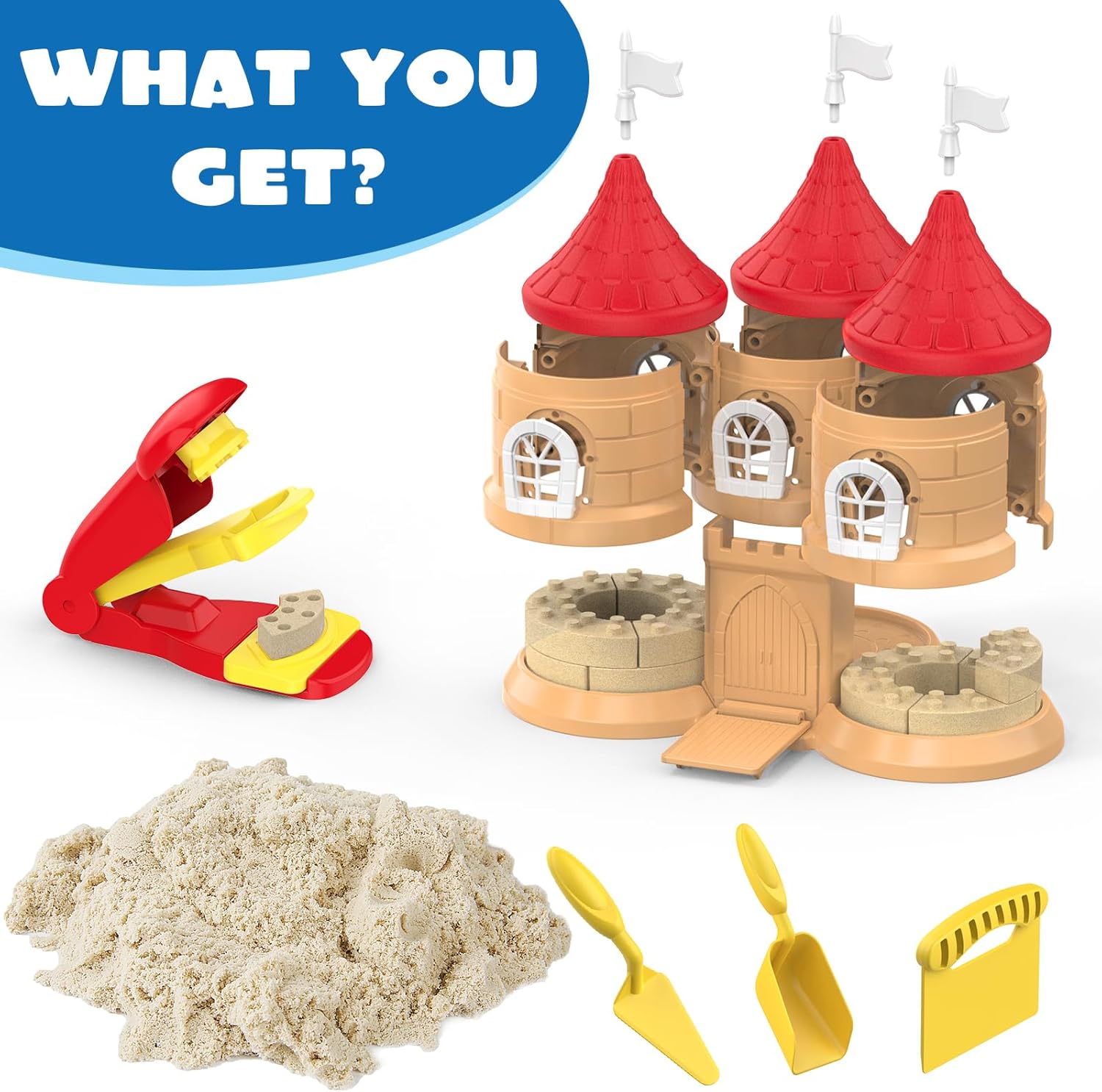 Detalle 2 de CICIPLAY Play Sand Set 1.7 lb mouldable sand