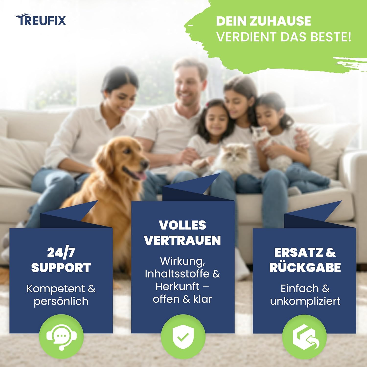 Thumbnail 6 de Treufix Polsterreiniger-Konzentrat für Sofa, Couch & Matratzen (1 L) – für Waschsauger, Nasssauger und Handreinigung