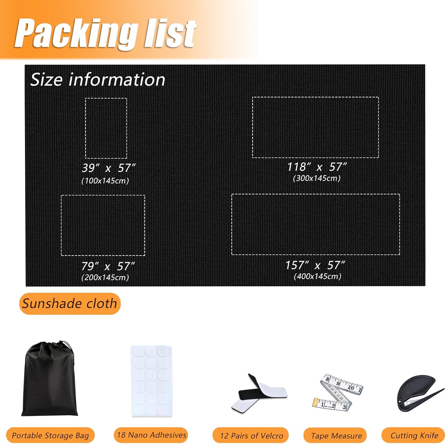 Thumbnail 6 de Blackout Window Cover 79 x 57 in.