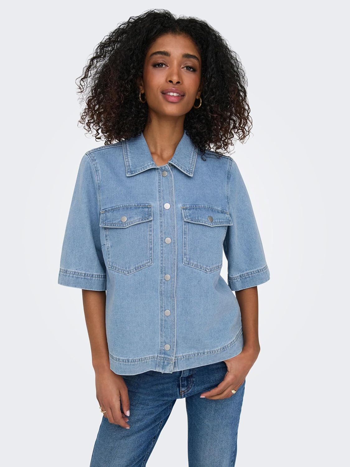 Thumbnail 2 de ONLY Denim Shirt ONLBELLE Denim Shirt - stile casual e versatilità per ogni stagione