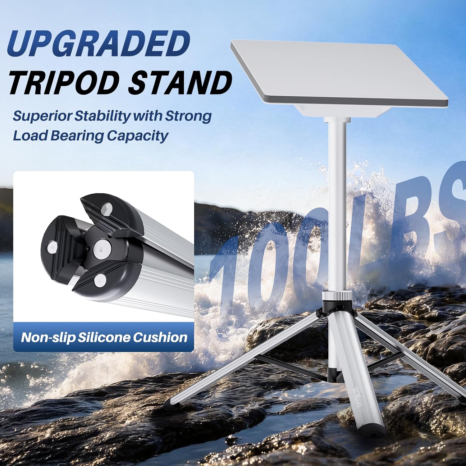 Detalle de STARGEAR Starlink Mini Tripod Stand, Aluminum