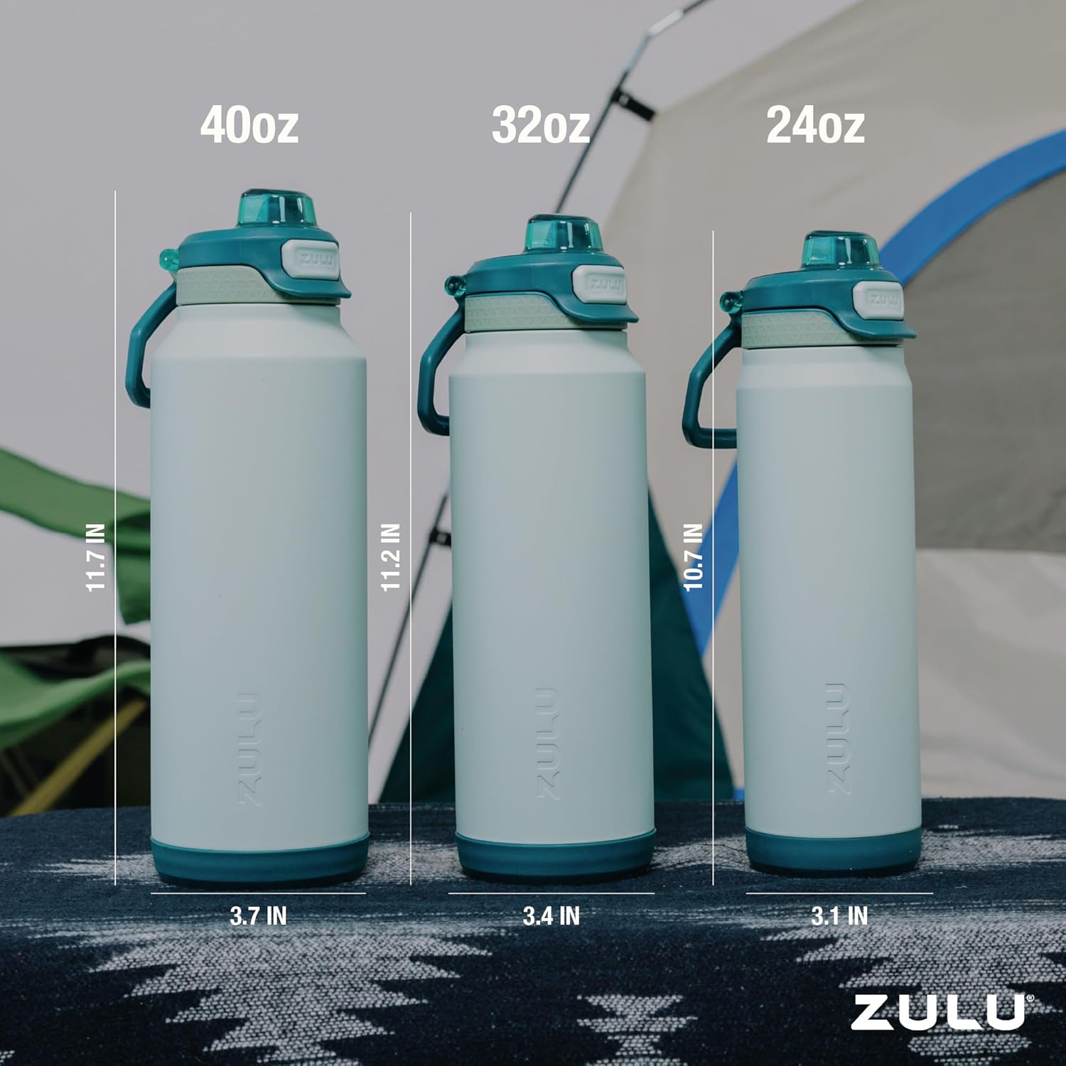 Thumbnail 6 de ZULU Powerfill Pro 32oz Stainless Steel Bottle with Quick Fill Lid — Amethyst