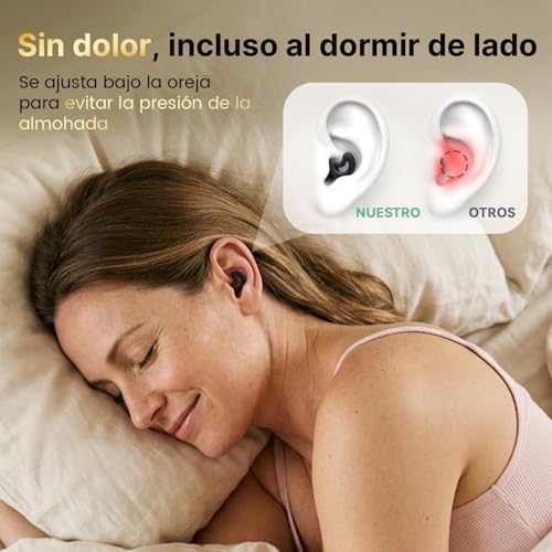 Thumbnail 4 de Tapones para dormir de silicona suave de Relaxcharm — 5 tallas y estuche compacto