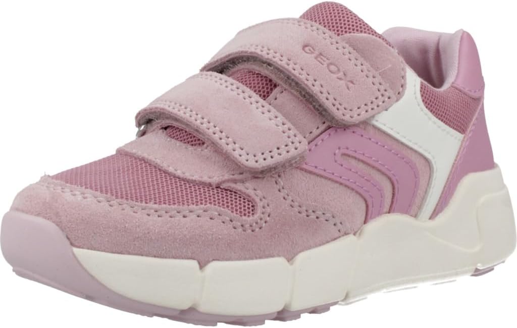 Detalle de Geox B Flexyper Mini Girl BasketFille – Baskets respirantes pour fille