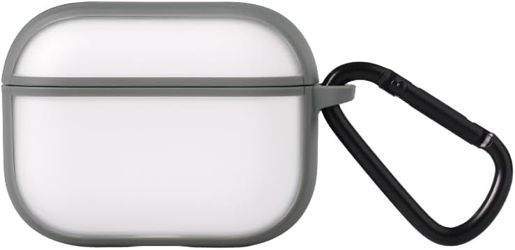 Detalle de レイ・アウト RT-APP3BS11/GR AirPods Pro 3用ケース 耐衝撃ハイブリッド構造・マット仕上げ