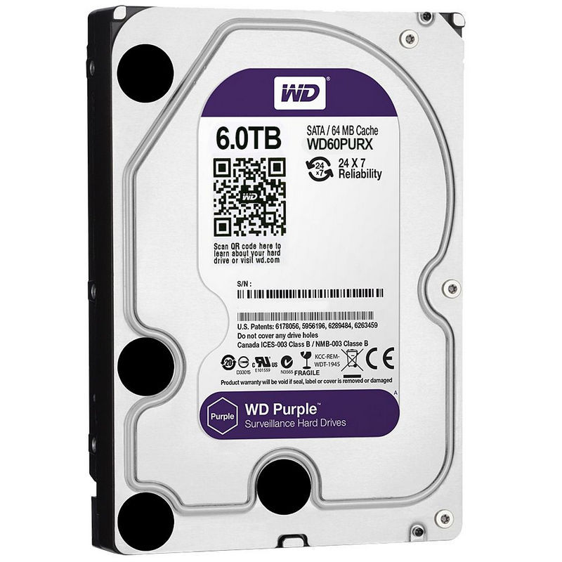 Thumbnail 3 de WD Purple 3.5" 6TB SATA 3 disco duro para vigilancia