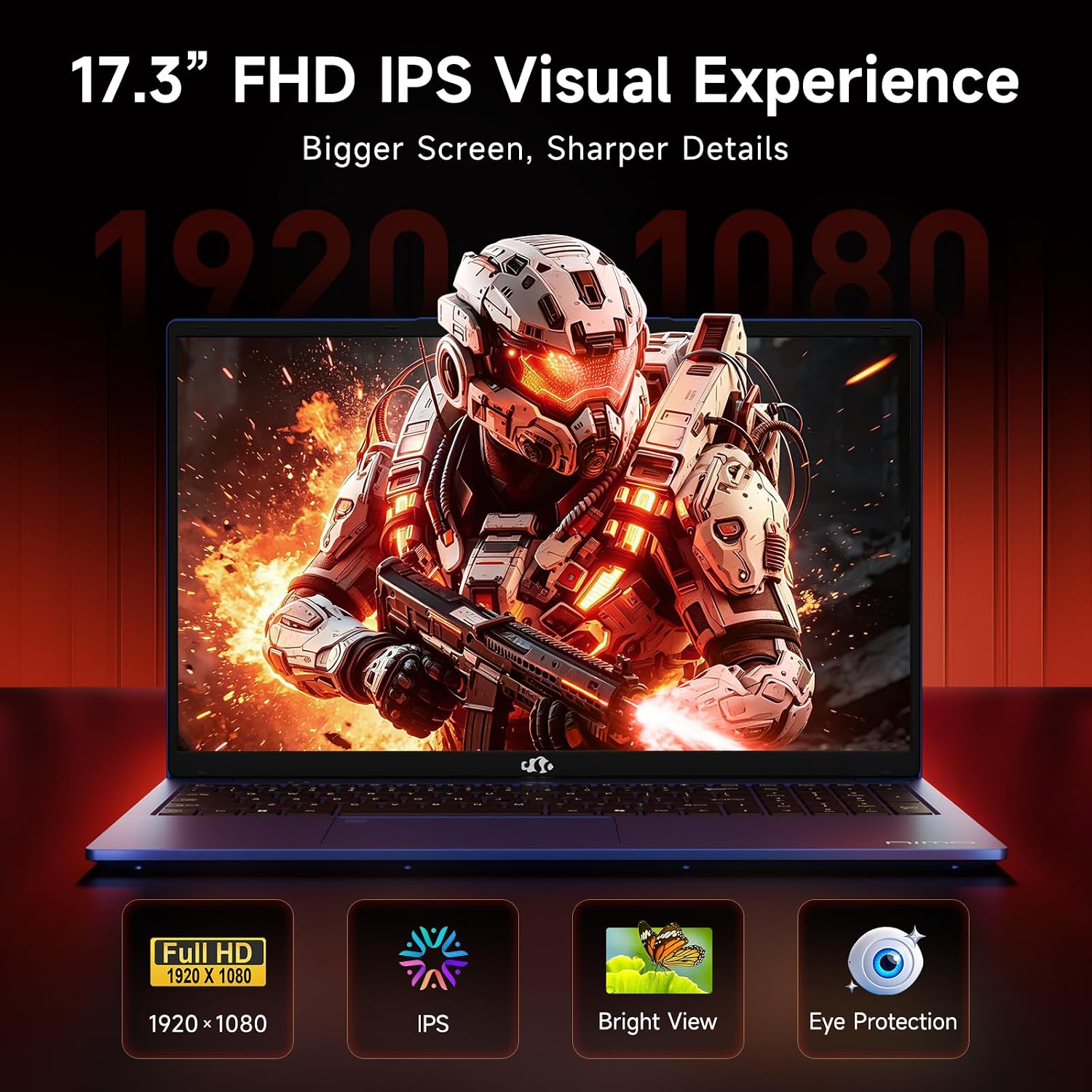 Detalle 2 de NIMO Laptop 17.3-inch
