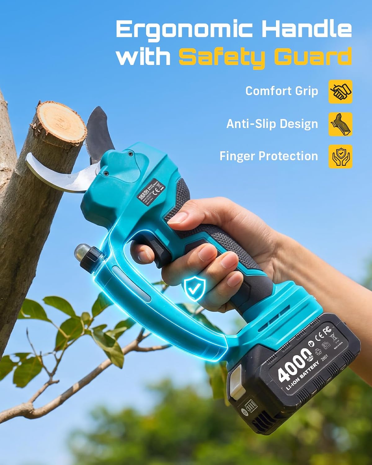 Detalle 1 de SEESII Electric Pruning Shears, 2.2-inch Capacity