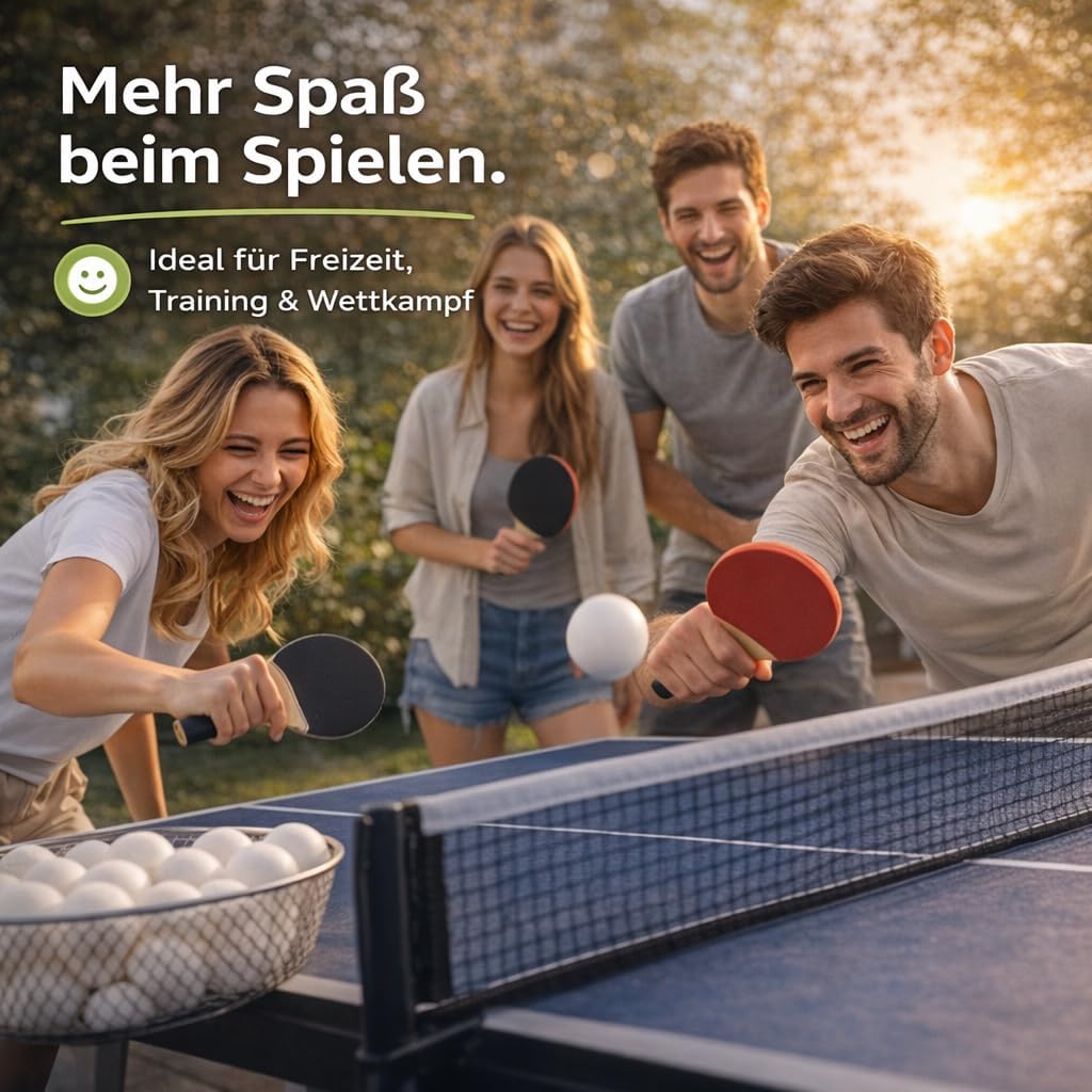 Thumbnail 6 de Set 12 palline da ping pong da 40 mm TK Gruppe Timo Klingler per allenamento e competizione