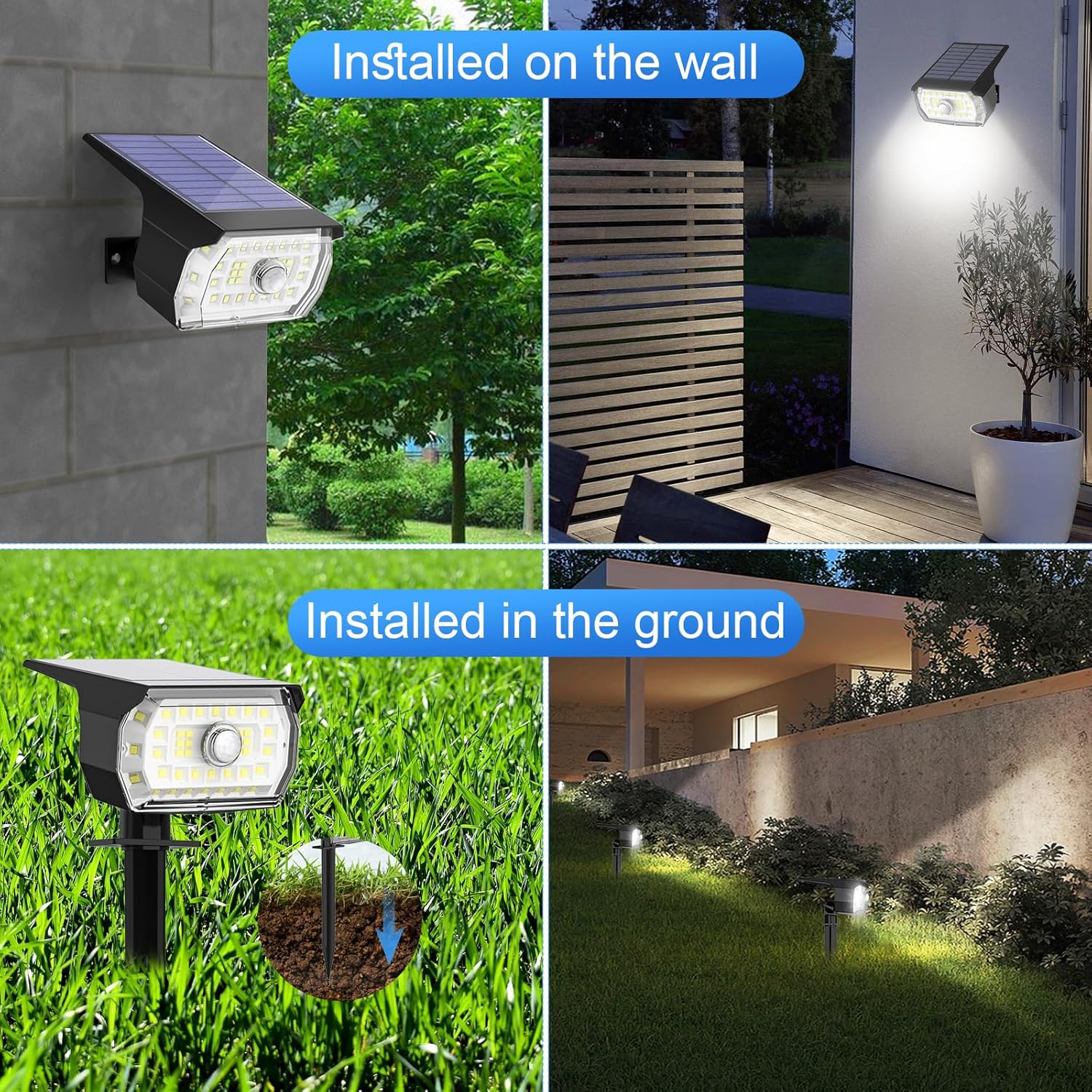Thumbnail 3 de Solar Motion Sensor Lights Outdoor 43LED 650LM