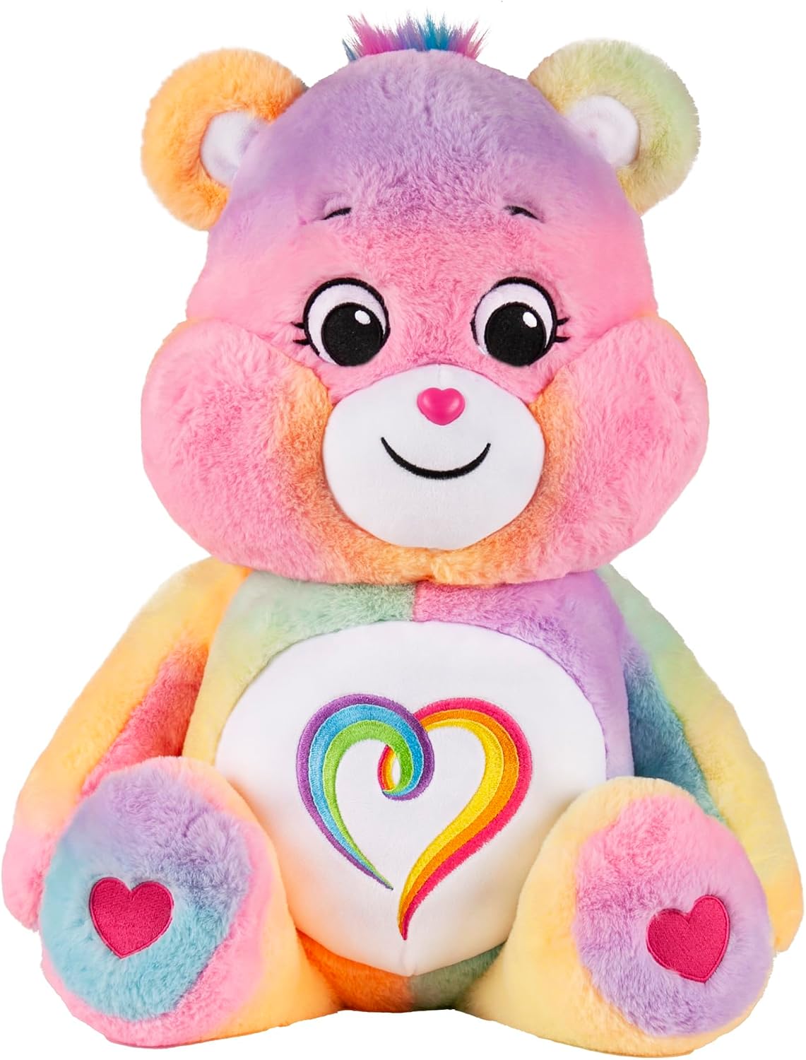 Care Bears – Giant Togetherness Bear 60 cm : peluche géante douce et colorée