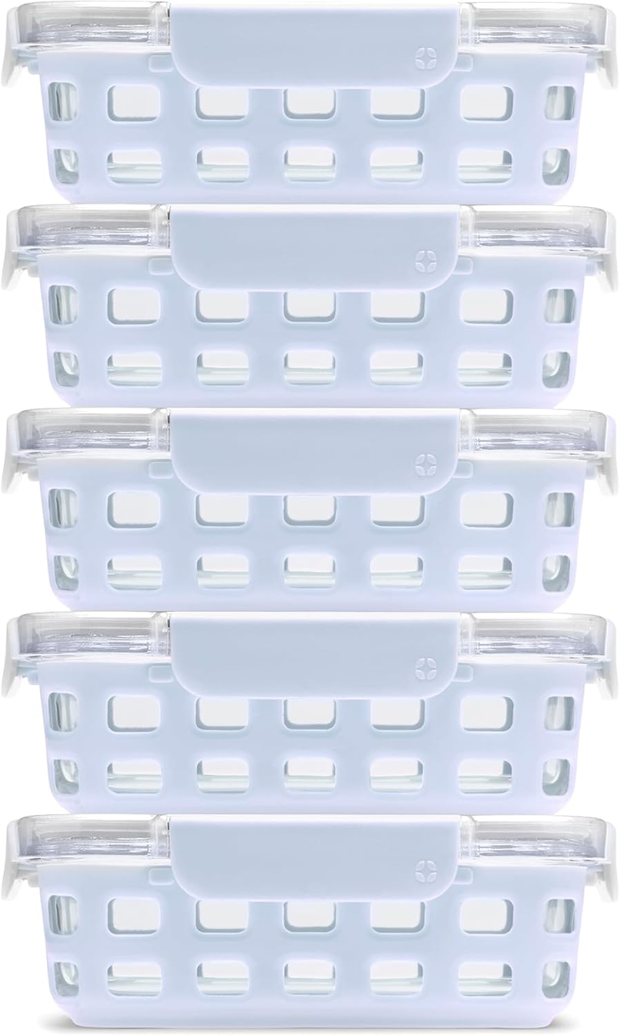 Detalle de Ello Duraglass 3.4 cup meal prep set