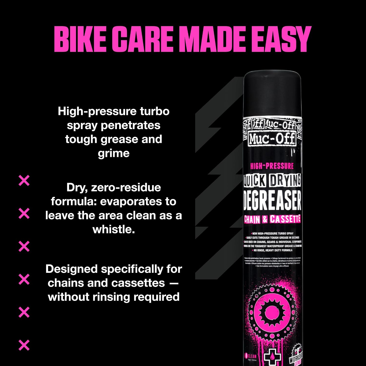 Thumbnail 6 de Muc-Off sgrassante spray per catene ad asciugatura rapida 750 ml