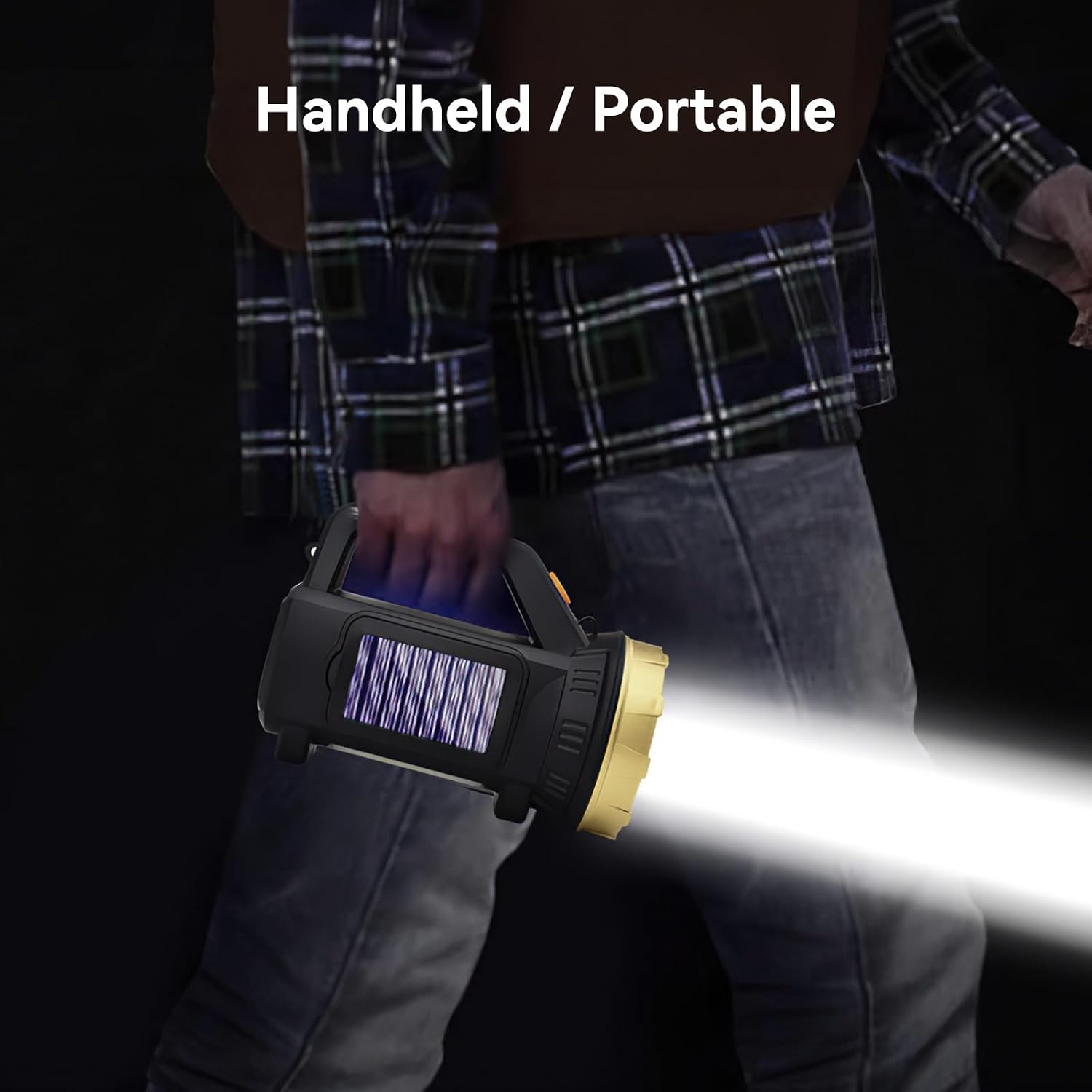 Thumbnail 4 de 1200mAh Rechargeable LED Torch 20W High Power Beam 🔦