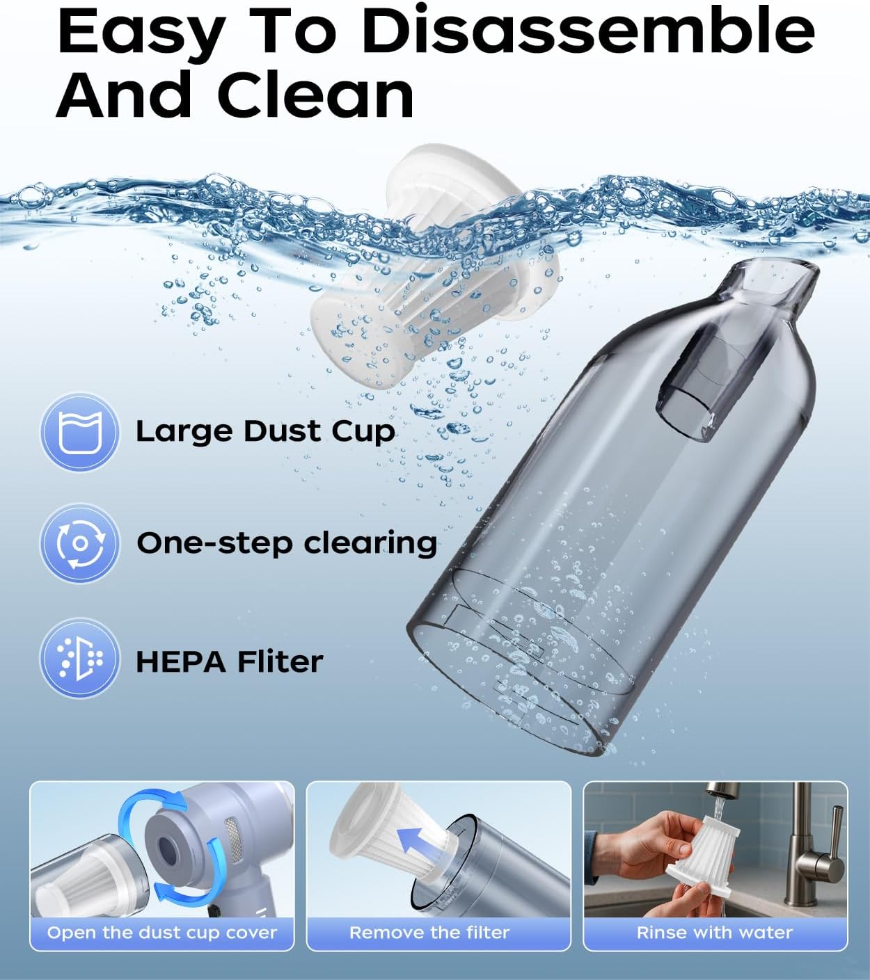 Thumbnail 6 de VNOST Cordless Car Vacuum S7 Pro