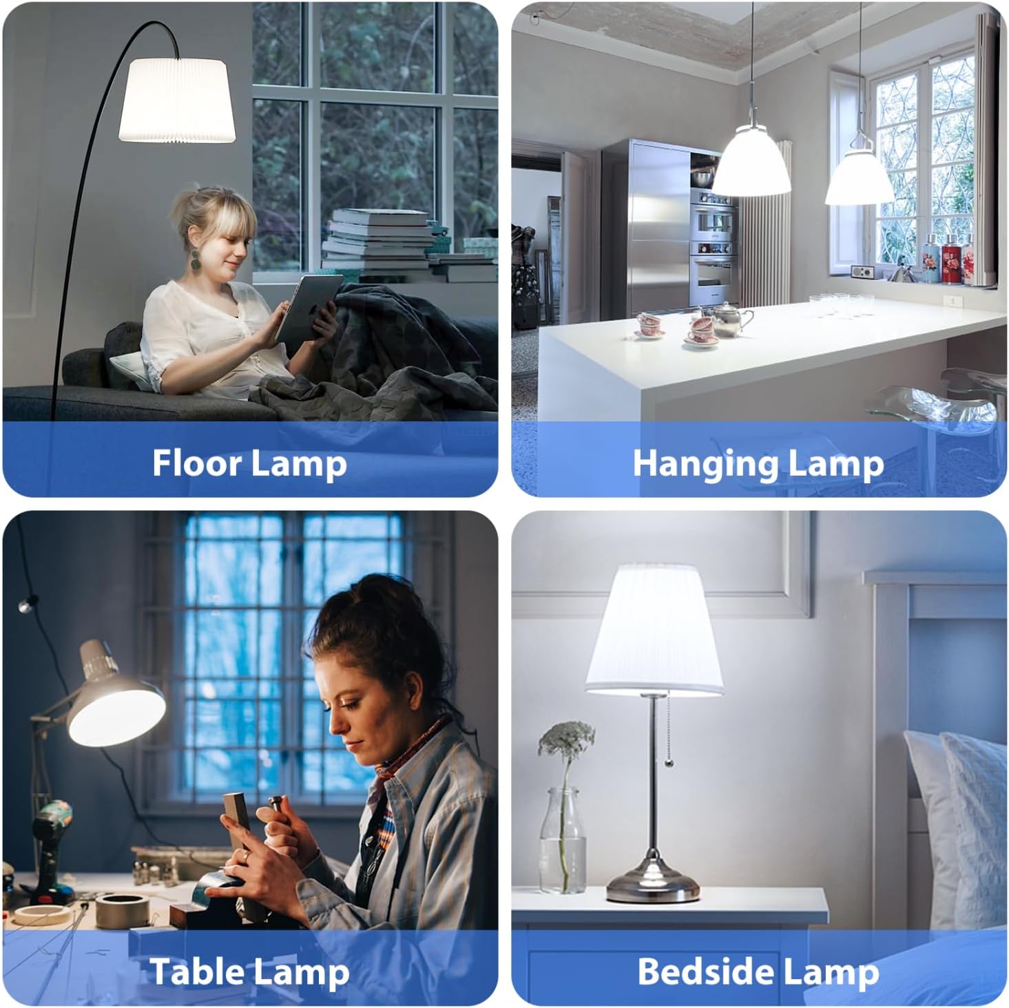 Thumbnail 5 de Aigostar Lampadina LED E27 12W – 1170 lm, luce bianca fredda 6500K (pacco da 5)