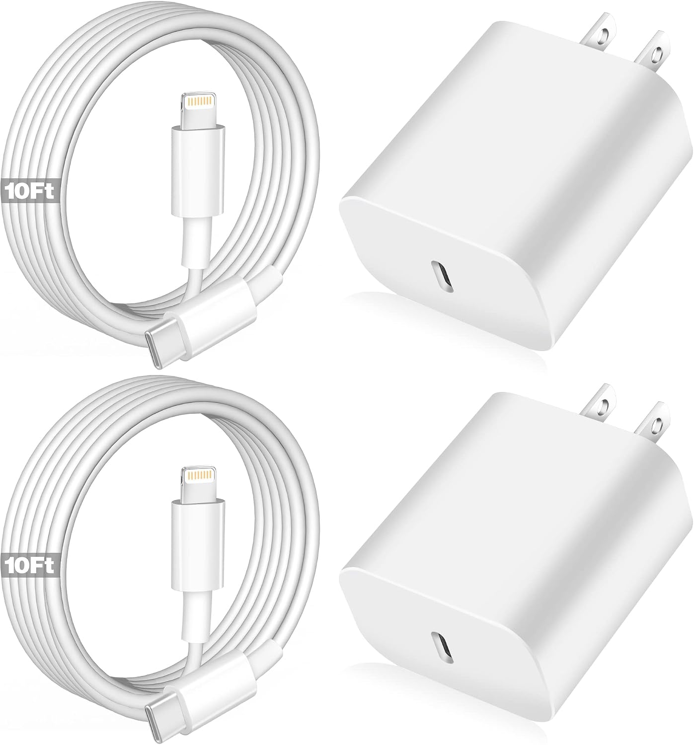 Detalle de Apple 20W iPhone Fast Charger with 10ft USB‑C Cable
