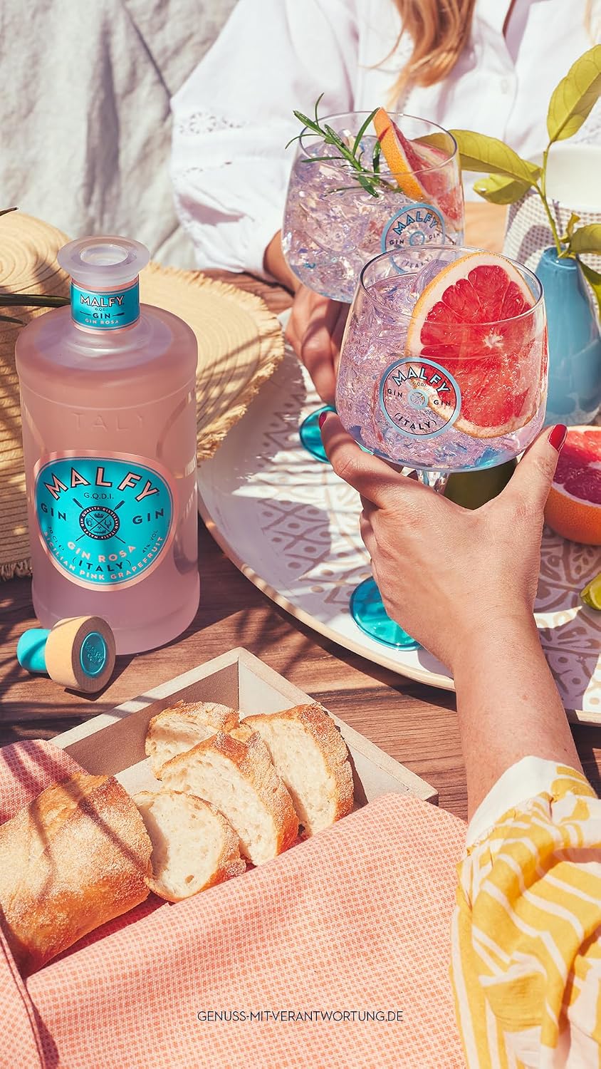 Thumbnail 3 de Malfy Gin Rosa – Super Premium mit Pink Grapefruit und Rhabarber, 41% vol, 0,7 L