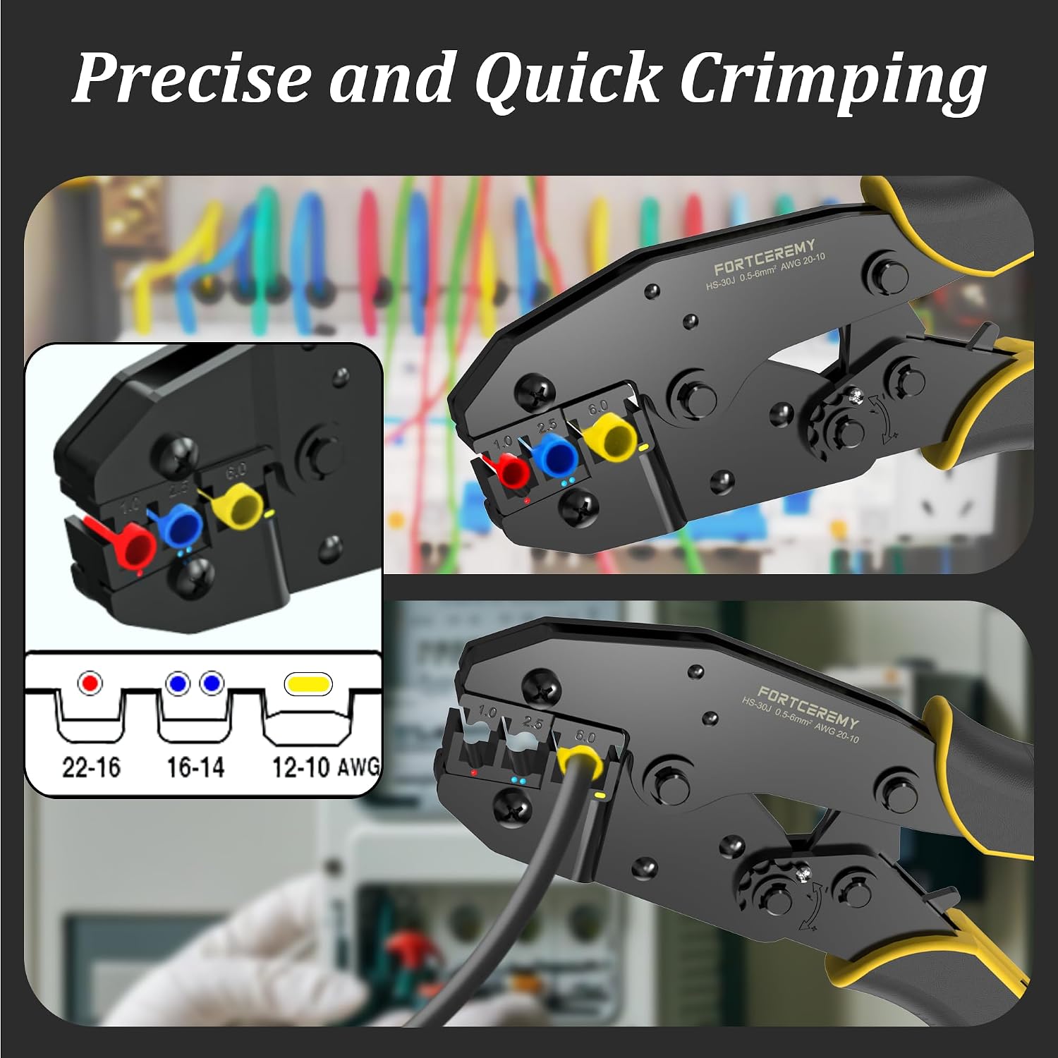 Thumbnail 4 de FortCeremy Ratchet Crimping Plier