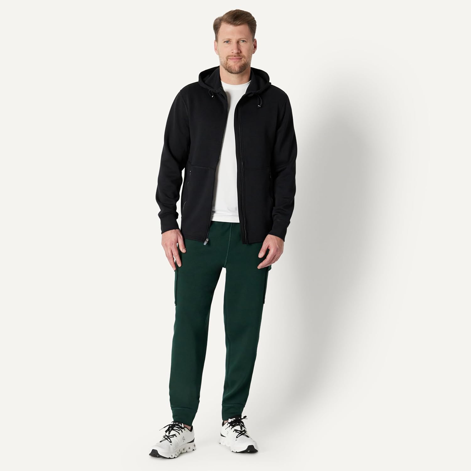 Thumbnail 4 de Amazon Essentials Men's Active Athletic Relaxed Fit Full-Zip Lounge Hoodie