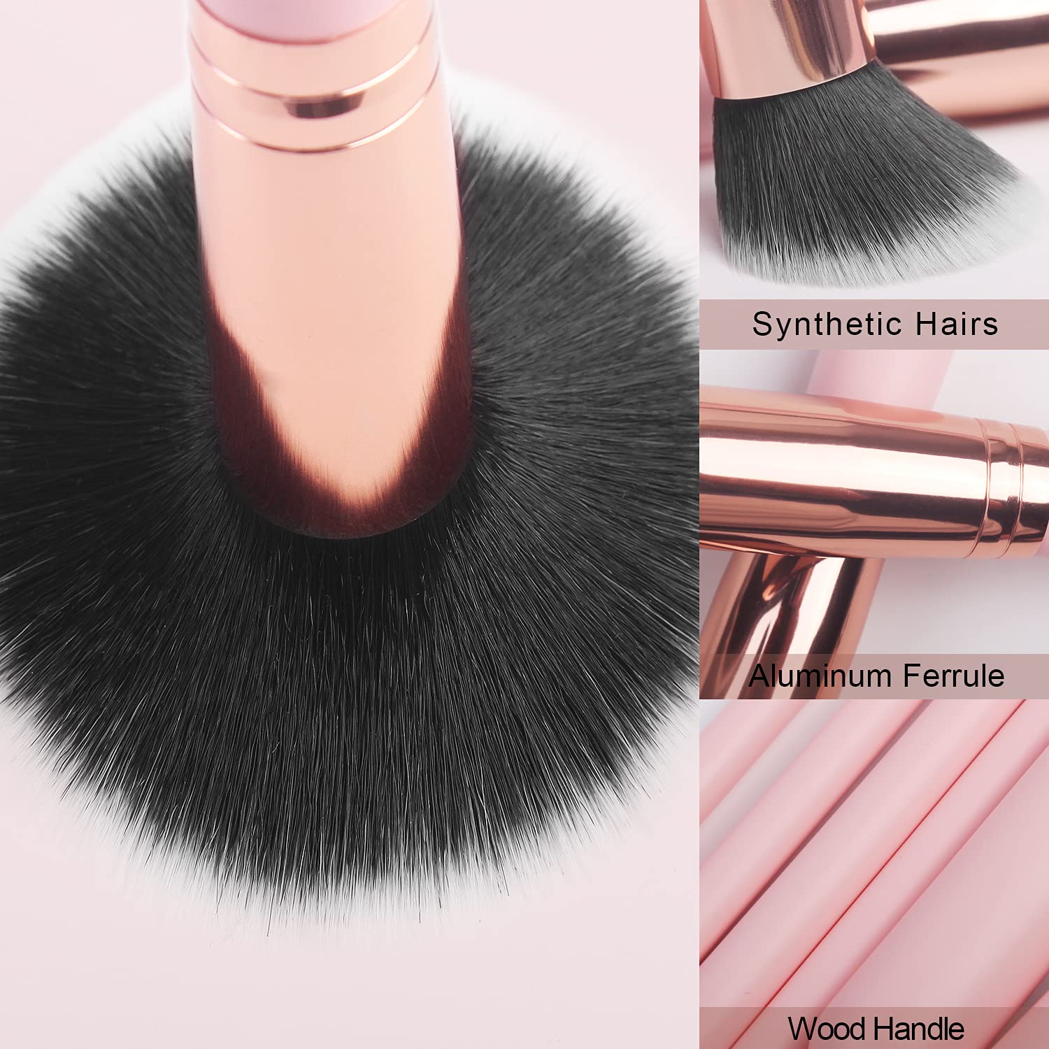 Thumbnail 4 de Real Perfection 16-Pc Makeup Brush Set