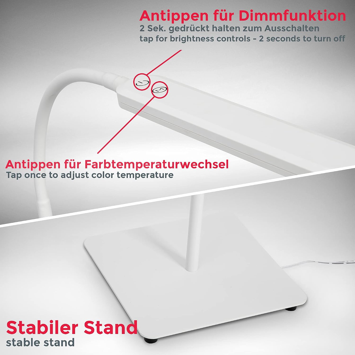 Thumbnail 5 de B.K.Licht LED Stehlampe dimmbar 135 cm