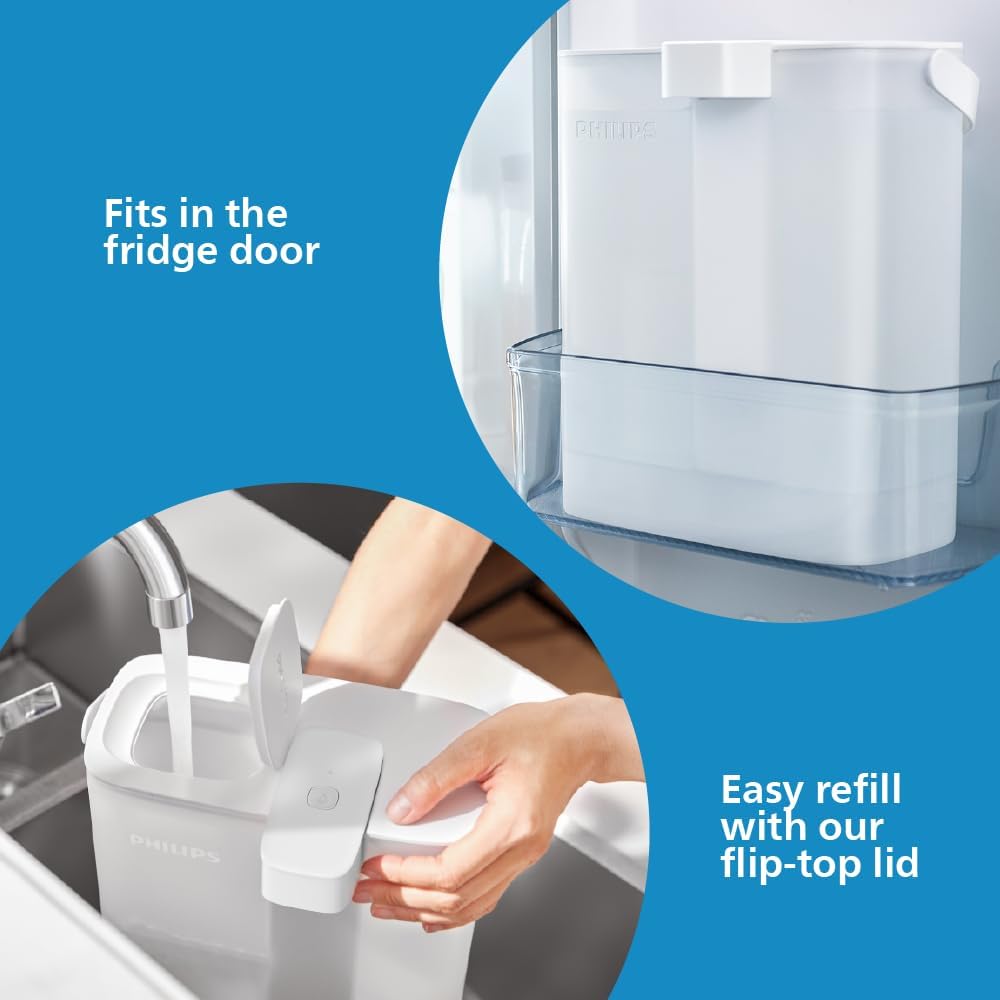 Thumbnail 2 de Philips Instant Water Filter Pitcher (3L) – Taste + Filter – Reduces chlorine & lead