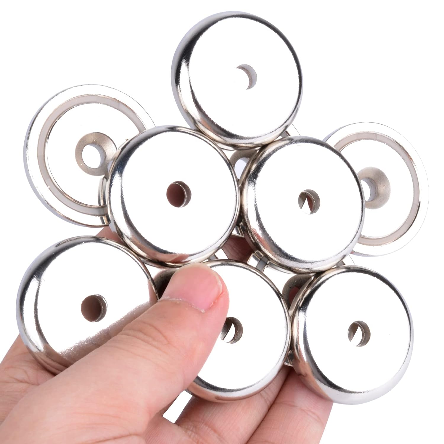 Detalle 2 de Keukenket Neodymium Cup Magnets D36-12P