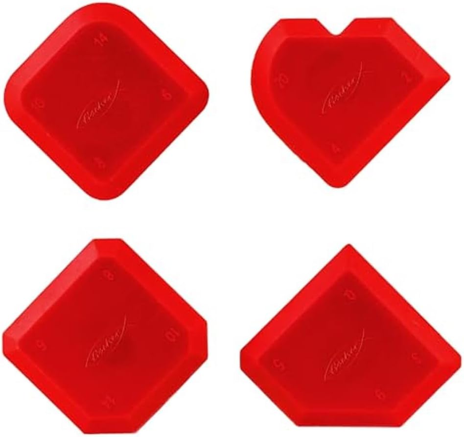 Detalle 2 de Fischer 563238 Silicone Spatula Set, 4 Flexible Plastic Tools