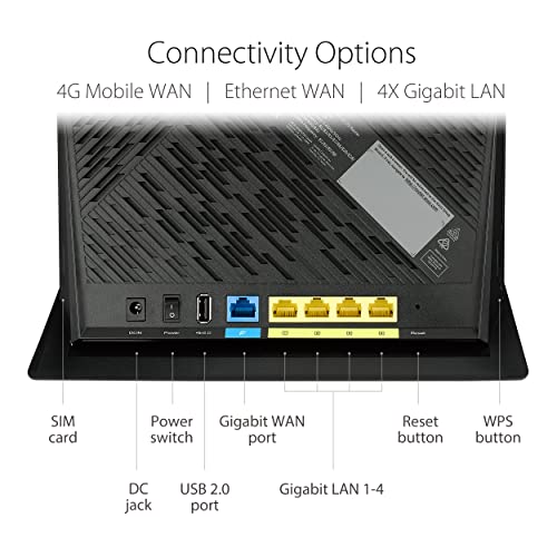 Thumbnail 4 de ASUS 4G-AC86U Router AC2600 con módem 4G LTE Cat. 12 600 Mbps