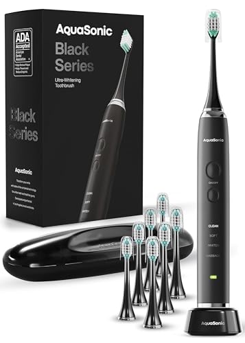 Imagen de Aquasonic Black Series Ultra Whitening Electric Toothbrush with ADA Acceptance en OfertitasTOP