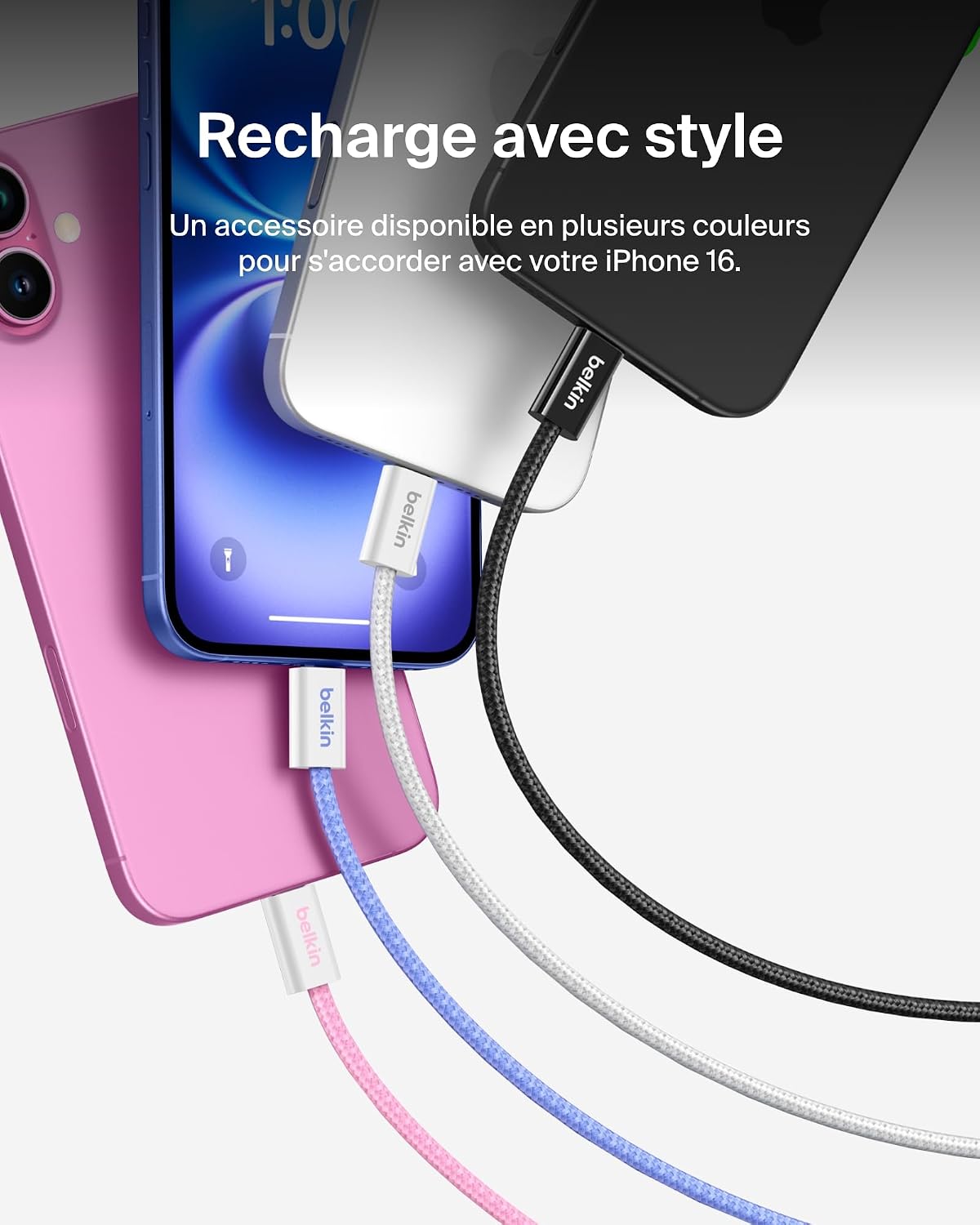 Detalle de Belkin BoostCharge Câble USB-C 1,5 m 60 W