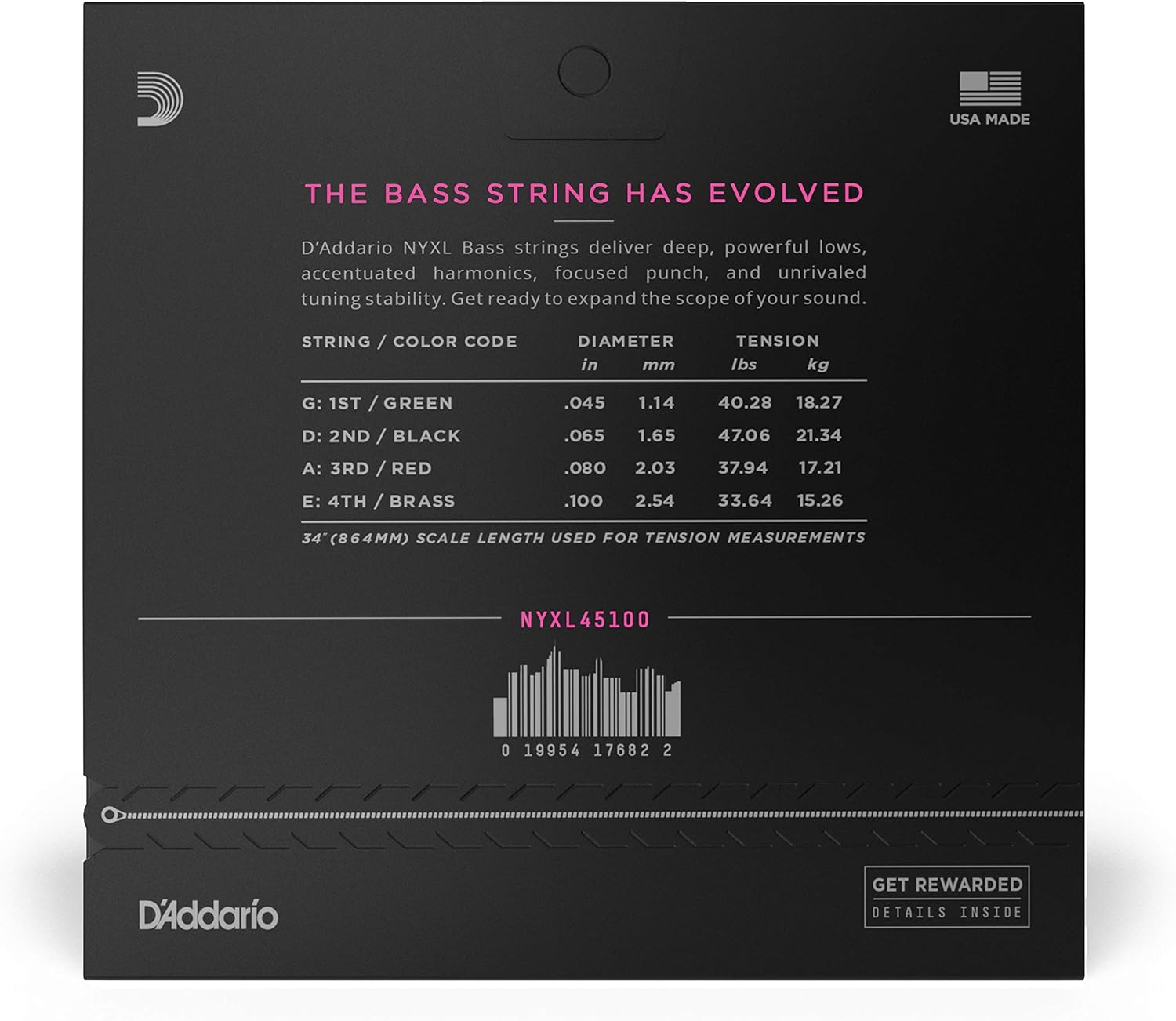 Thumbnail 1 de D'Addario NYXL45100 Regular Light 45-100 bass strings 🎸