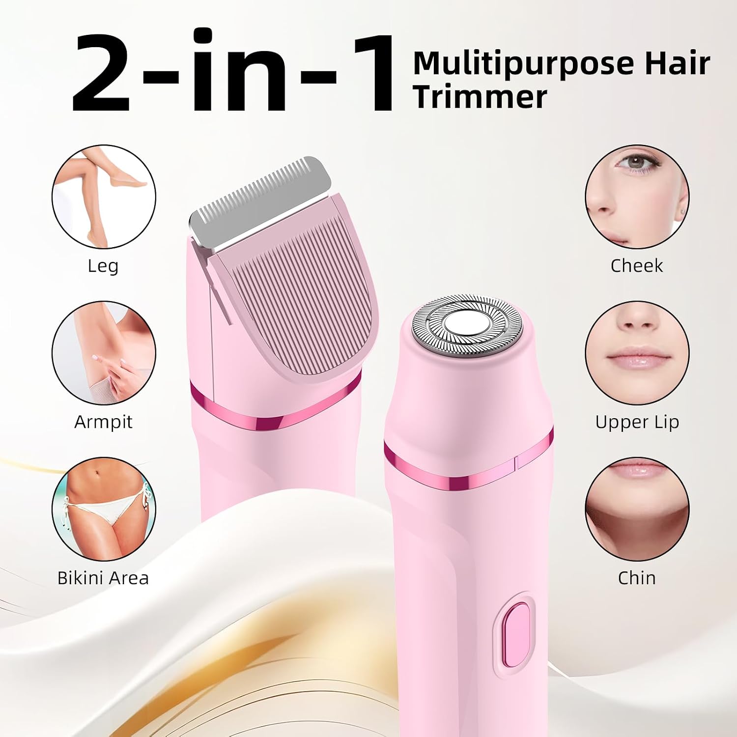 Thumbnail 1 de Lady Shavers for Women: 2-in-1 Bikini Trimmer for Wet & Dry Use