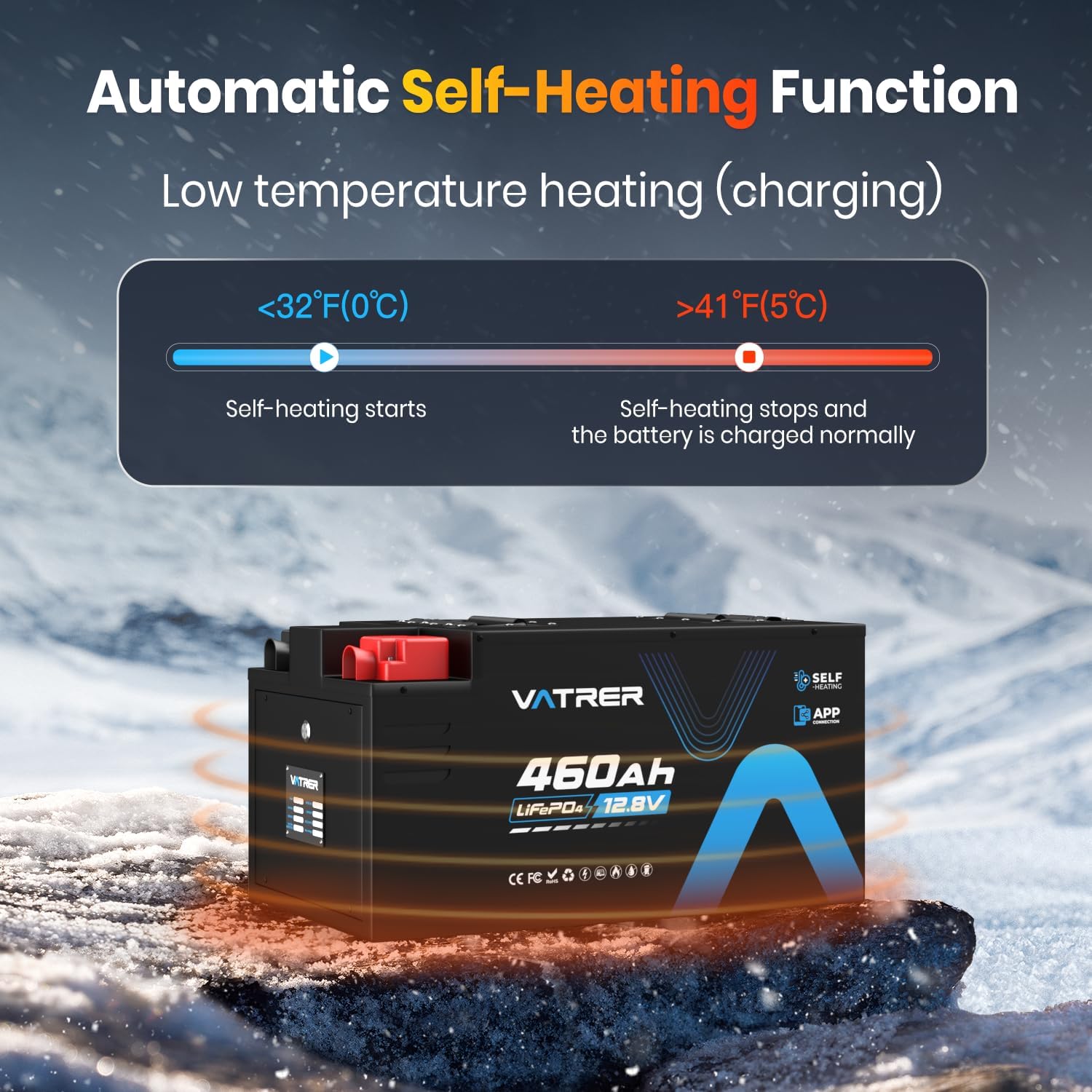 Detalle 2 de VATRER POWER LiFePO4 RV Battery 460Ah