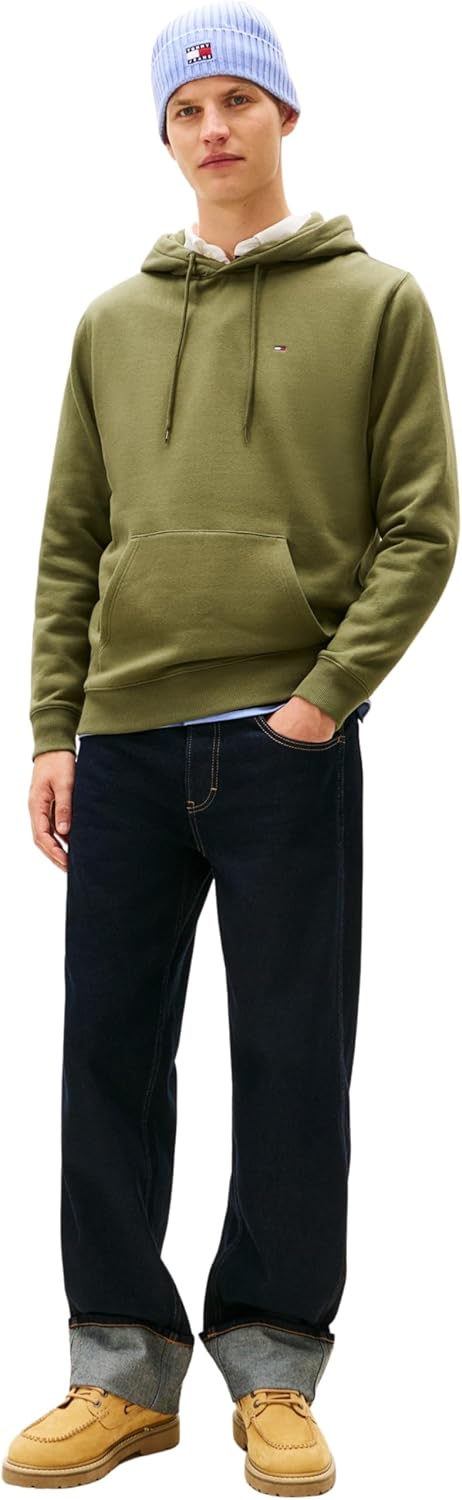 Detalle de Tommy Jeans men’s Tjm Reg S Flag Hoodie Ext pullover hoodie (pack of 1)