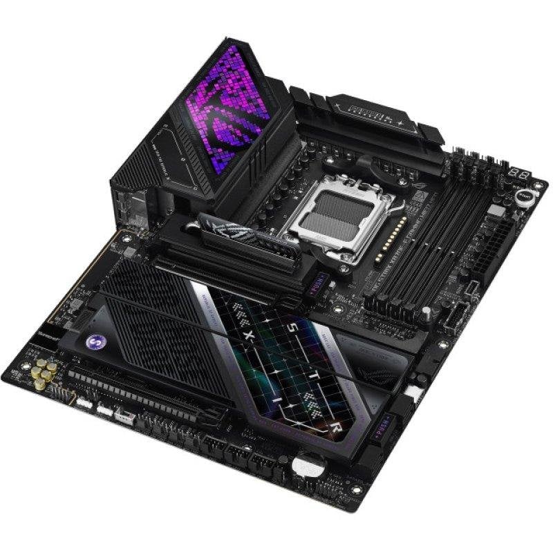 Detalle de ASUS ROG Strix X870E-E Gaming WiFi7 Neo: Placa base AM5 DDR5 ATX con WiFi7 y AI Overclocking