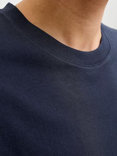 Thumbnail 6 de JACK & JONES JJEORGANIC BASIC TEE SS O-NECK NOOS – T‑shirt in cotone biologico, Navy Blazer, M