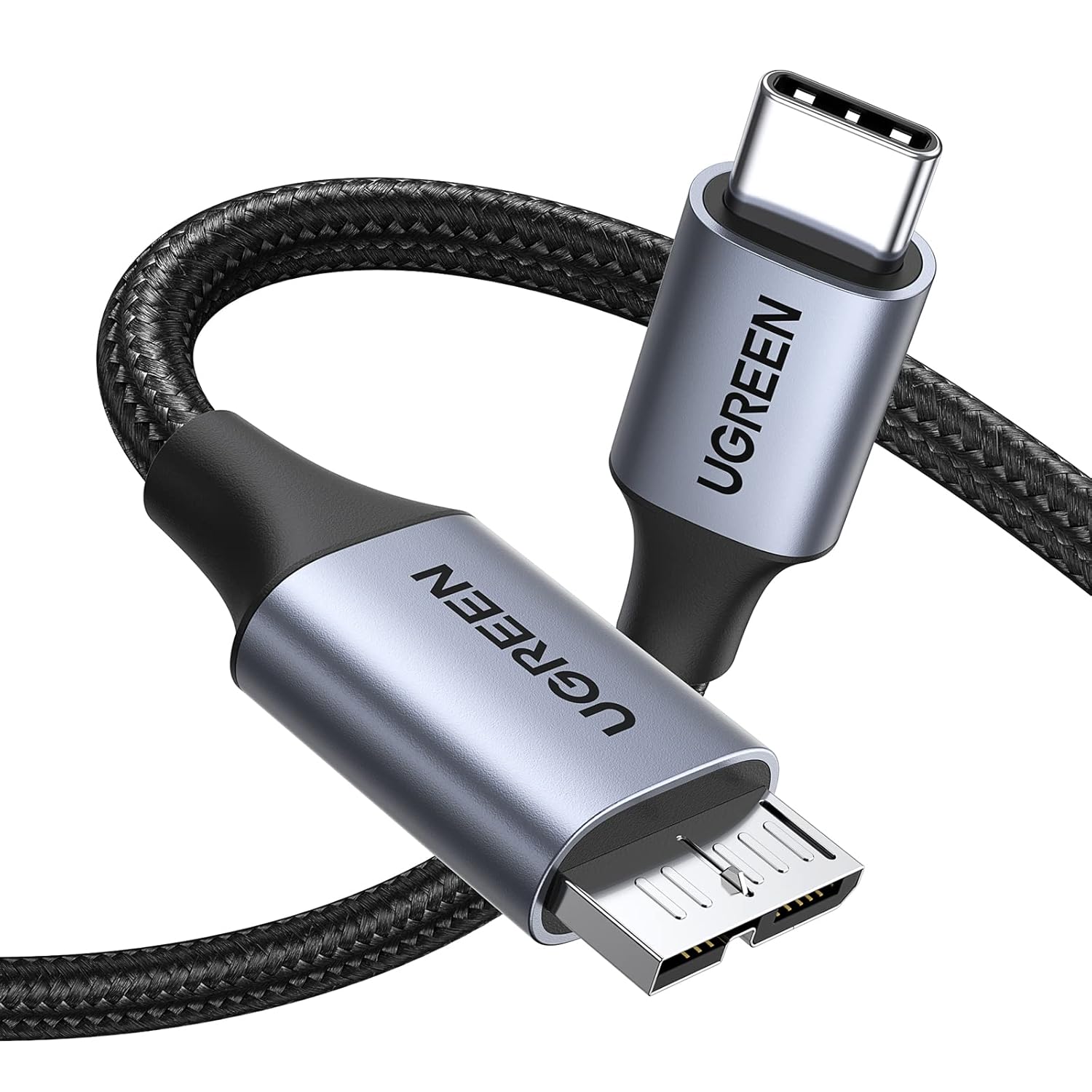 Detalle de UGREEN USB C Kabel Micro B 0,5 m