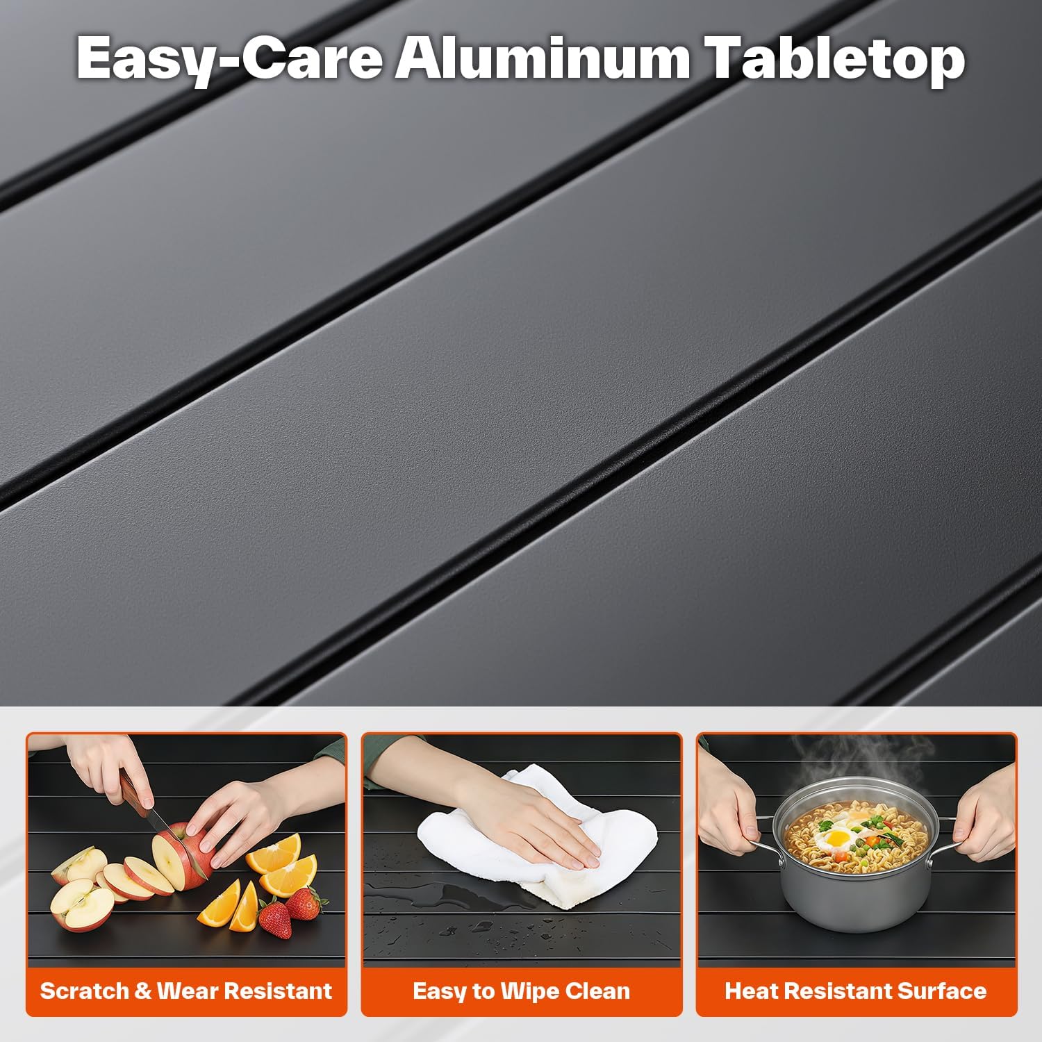 Thumbnail 3 de Sportneer Camping Table Folding Table – Lightweight Aluminium, 3 Sizes