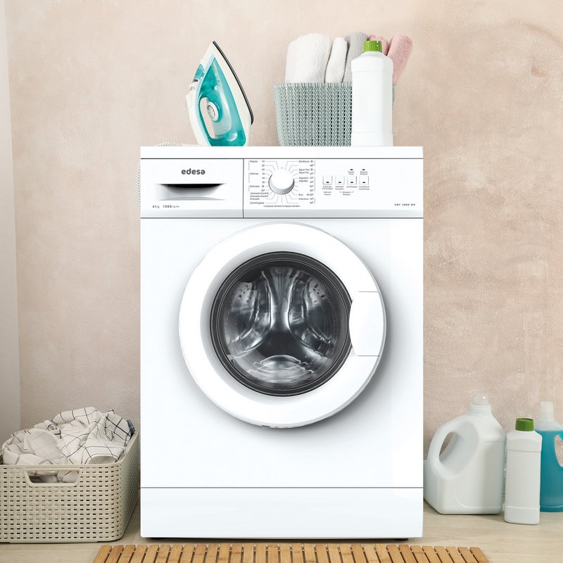 Detalle 2 de Edesa EWF-6000 WH: Lavadora de Carga Frontal 6 kg, 1000 rpm, Blanca