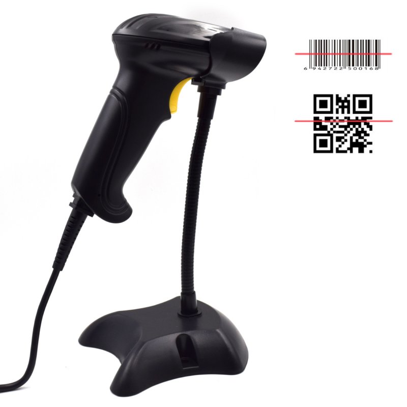 Detalle 2 de EWENT EW3410 Lector de Códigos de Barras 2D USB – lectura rápida y resistente para negocio