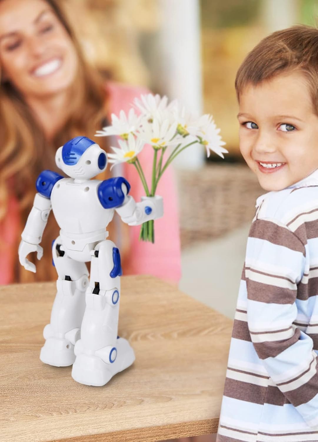 Thumbnail 6 de KingsDragon Remote-Control Robot Toy with Gesture Control and 50-Action Programming