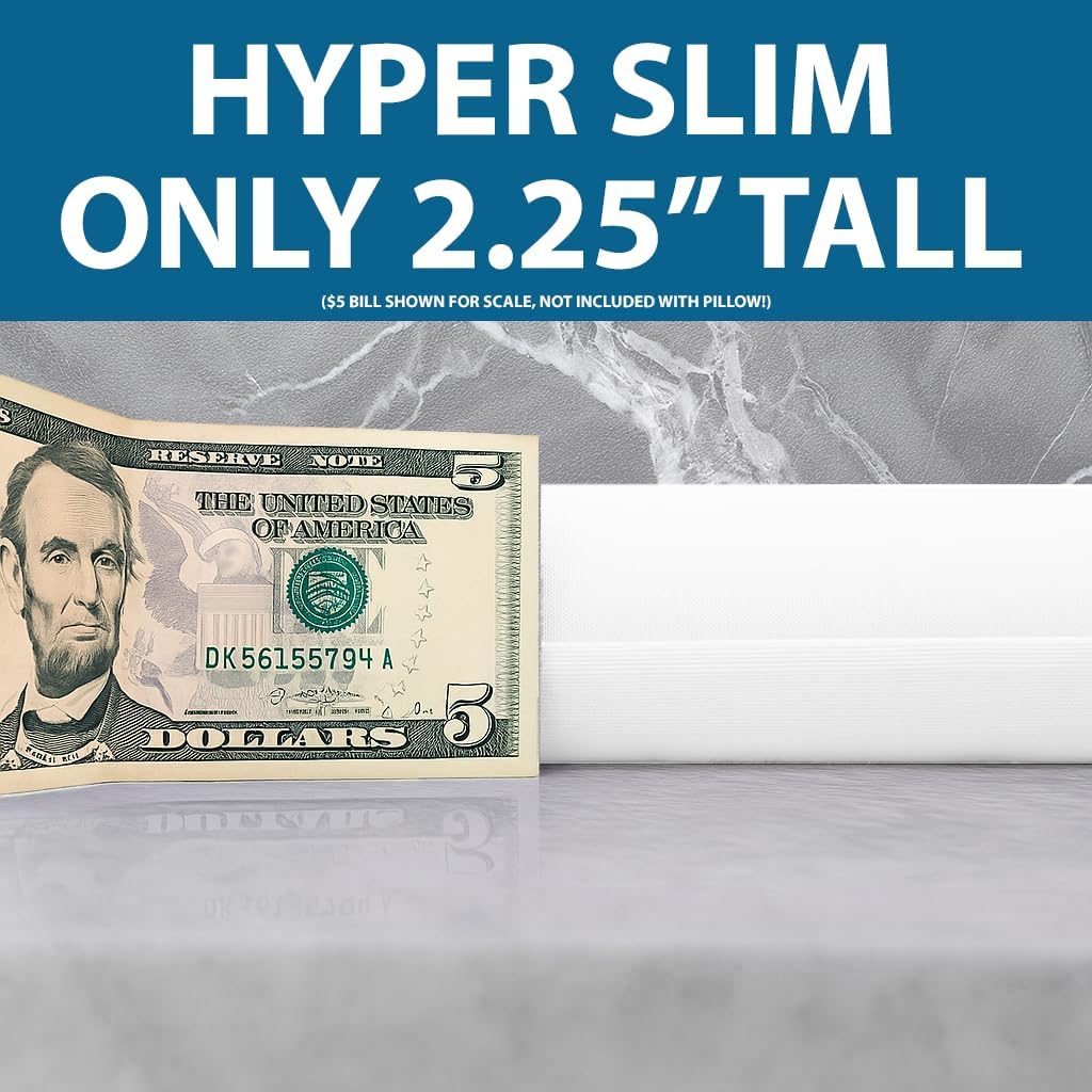 Detalle 2 de Bluewave Bedding Hyper Slim Gel Memory Foam Pillow, 2.25-Inch Low Profile