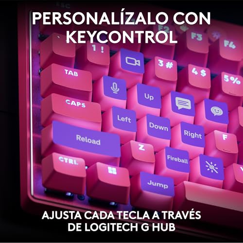 Detalle 1 de Logitech G PRO X TKL Rapid 🖥️ Teclado Gaming sin Númerico